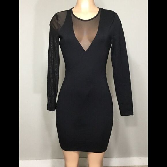 Guess black bodycon dress. NWOT - Picture 2 of 7